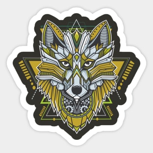 Steampunk Fox Sticker